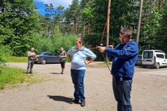 Gry i zabawy z okazji Dnia Rodzinki w Nadleśnictwie