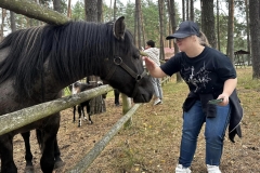 Uczestnik ŚDS z konikiem biłgorajskim